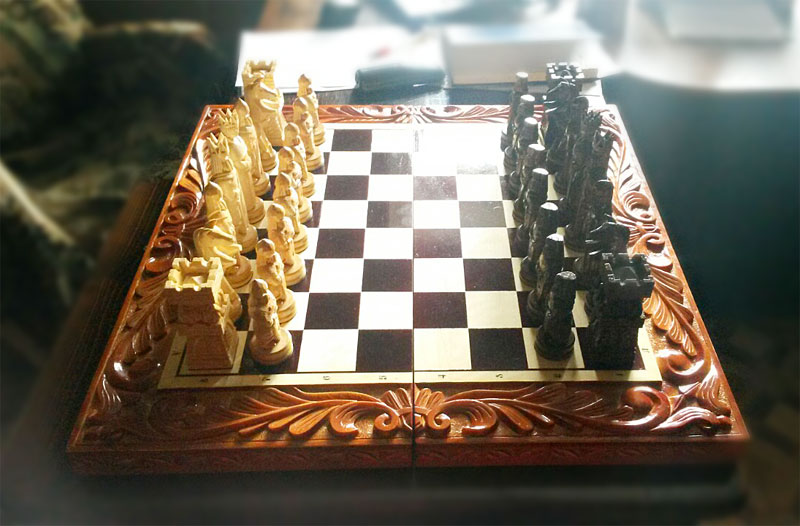 Купить шахматы подарочные ручной работы